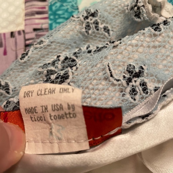 Ticci Tonetto Corset Bodycon Floral Y2K  Dress Size Small - Picture 7 of 7